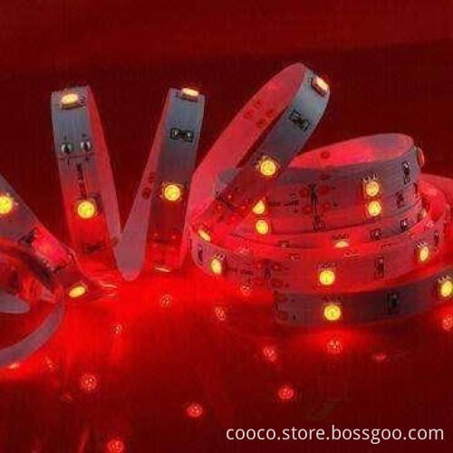 Flexible 5050 SMD Red LED Strip with 12 to 24V DC Input Voltage, RoHS Directive-compliant